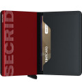 Porte cartes Slimwallet Secrid Matte Black&Red