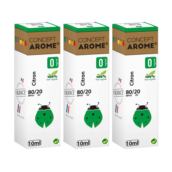 E-liqude Conceptarome Citron 30 ml