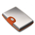 Porte cartes Dalvey soft-touch orange