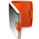 Porte cartes Dalvey soft-touch orange