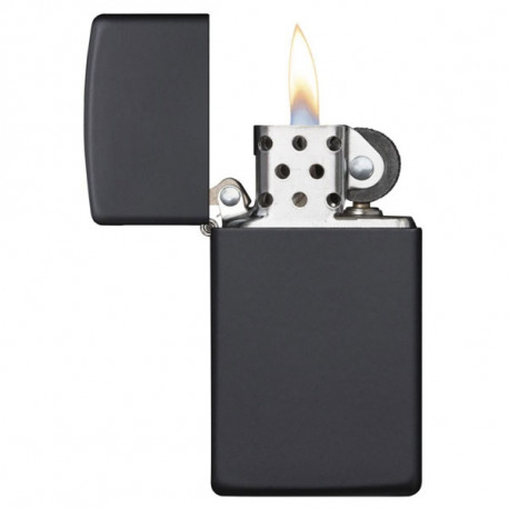 Zippo slim black mat