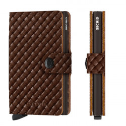 Porte Cartes Miniwallet Secrid  Basket Brown