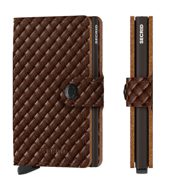 Porte Cartes Miniwallet Secrid  Basket Brown