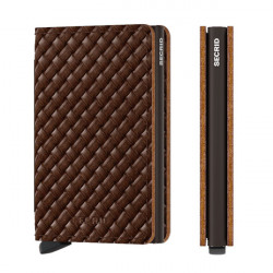 Porte cartes Slimwallet Secrid Basket Brown