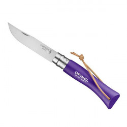 Couteau Opinel N°7 manche aubergine