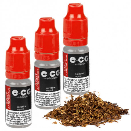 E-liquide E-CG Goût Américain