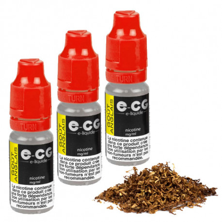 E-liquide E-CG Goût Anglais