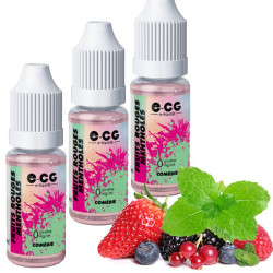 E-liquide E-CG Fruits Rouges Mentholes