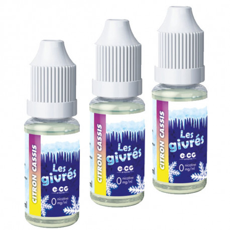 E-liquide E-CG Les Givrées Citron cassis