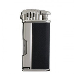 Briquet pipe Métal/cuir Faro