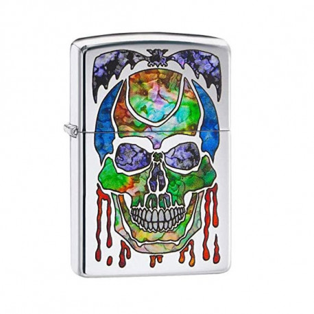 Zippo Skull in hat design