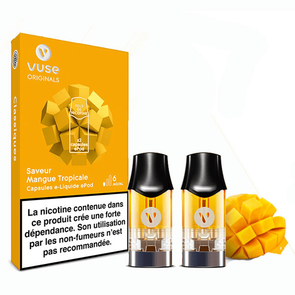 Capsules ePod Vuse Mangue Tropicale