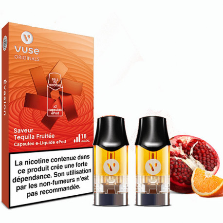 Capsules ePod Vuse Tequila Fruitée