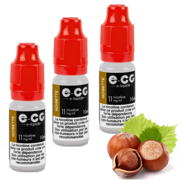 E-liquide E-CG Noisette - Saveur gourmande