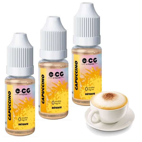 E-liquide E-CG Capuccino - Saveur Gourmande