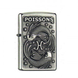 Zippo Signe du Zodiaque Poissons