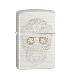 Zippo Etched Skull