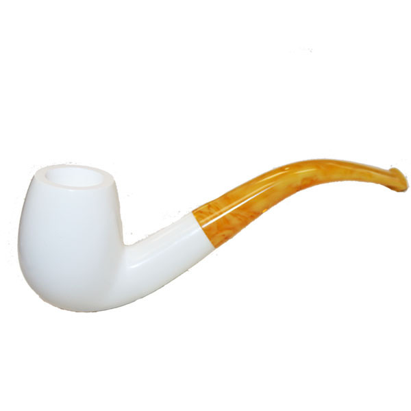 Pipe Lubinski en écume de mer Courbe B218