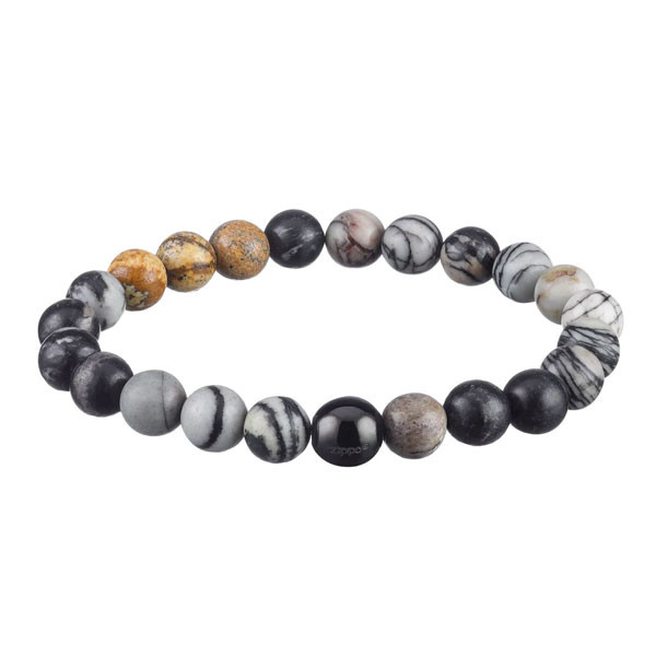 Bracelet Zippo en Perles de Howlite