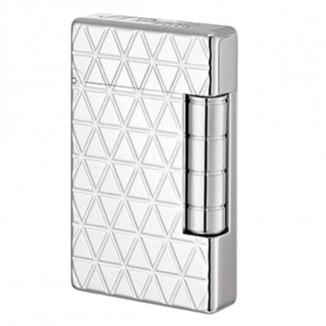 Briquet St Dupont initial bronze blanc