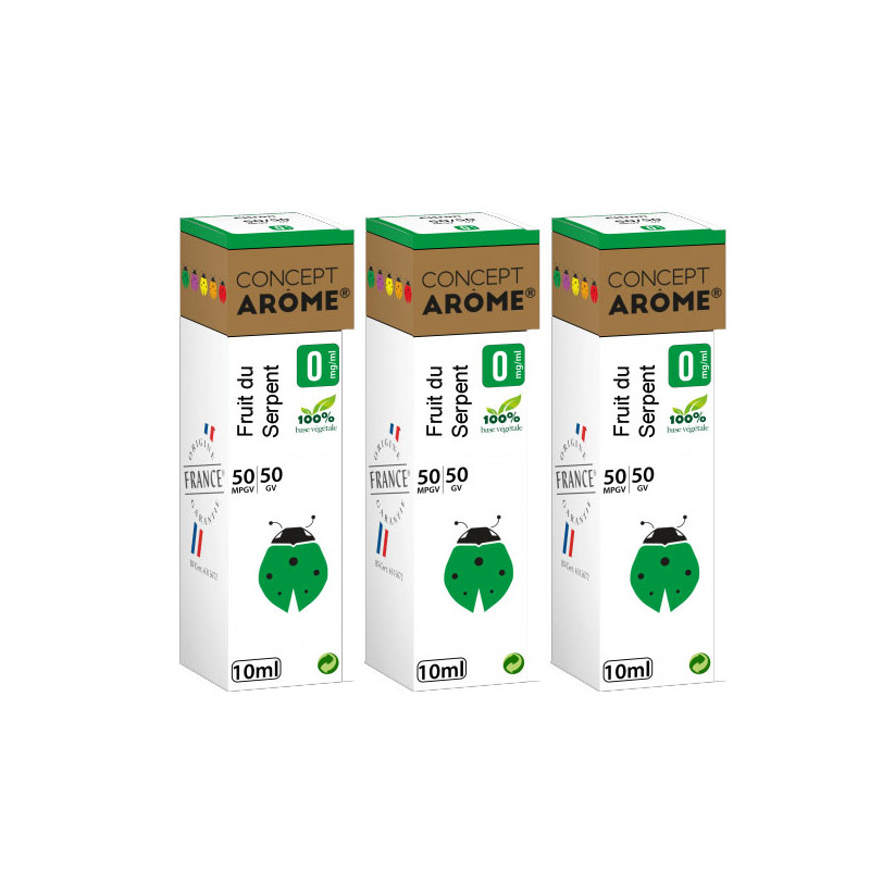 e liquide fresh and sweet E-liqude Conceptarome Fruit du Serpent 30ml 50/50 Taux de nicotine 0 mg/ml