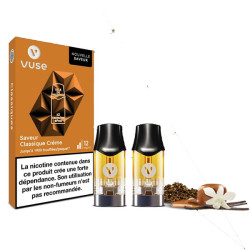 Capsules ePod Vuse saveur Classique Crème