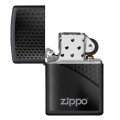 Zippo Black Hexagon Design