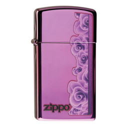 Zippo Purple Roses