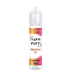 E- liquide Vap'N Puff Fraise Melon Ice Ice 50ml