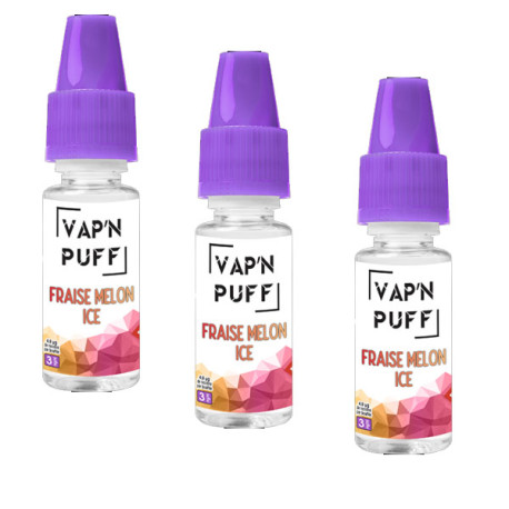 E-liquide Vap'N Puff Fraise Melon ice 30ml