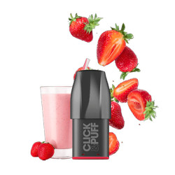 Click&Puff X-Bar Milkshake Fraise