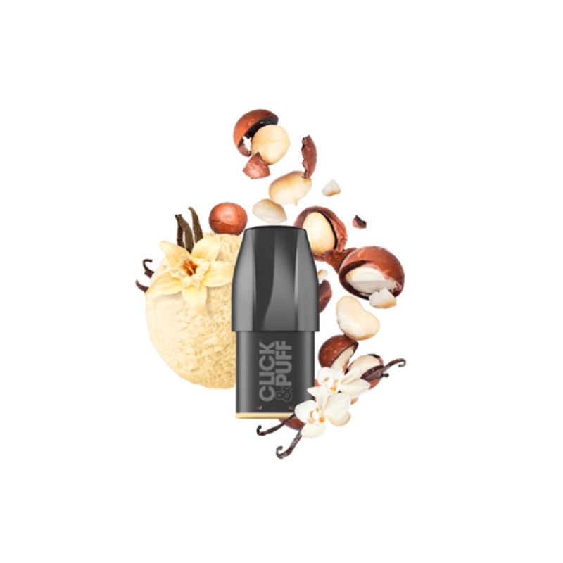 Recharge Puff X-Bar Vanille Macadamia Taux de nicotine 0 mg/ml