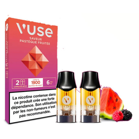 Capsules ePod Vuse saveur Pastéque Fruitée