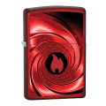 Zippo Red Swirl Design