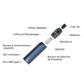 E-Cigarette Lyss S2  Noir Carbone
