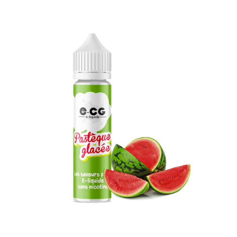 E-liquide E-CG Pastéque Glacée 50ml Taux de nicotine 0 mg/ml