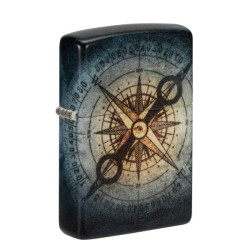 Zippo Compass Skull Design