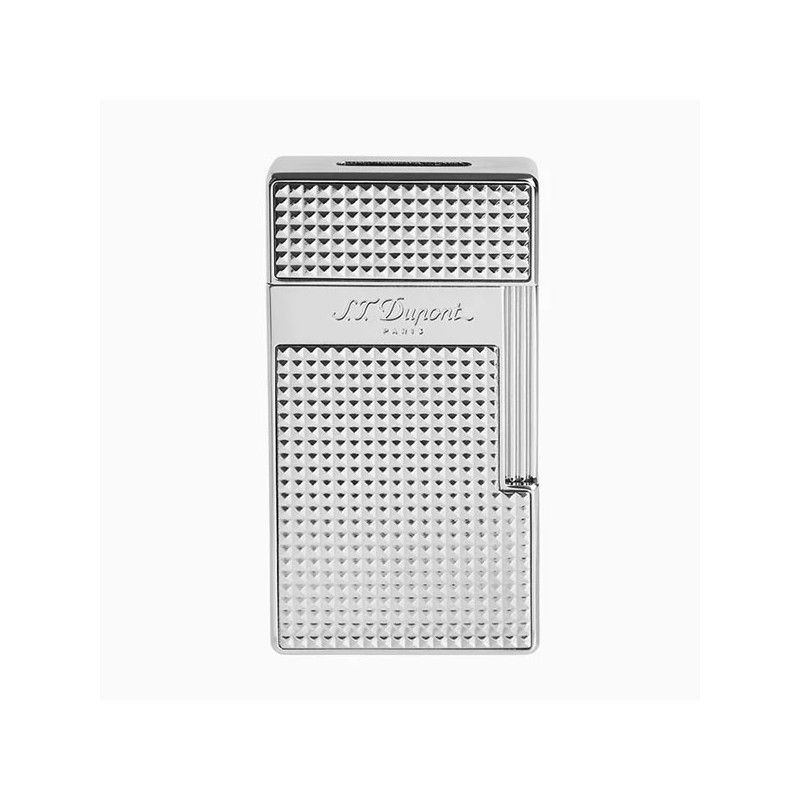 Briquet ST Dupont Twiggy Laque Corail et chrome