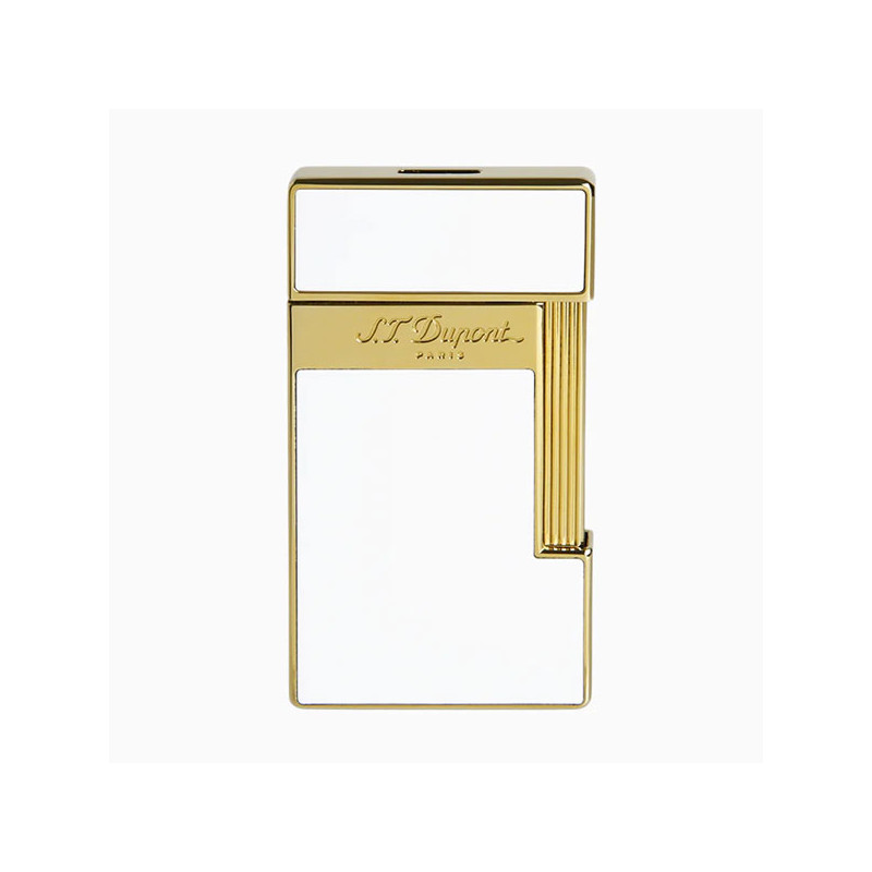 Porte Chéquier Et Cartes ST Dupont - Cuir Monogrammé Doré - Occasion Vintage