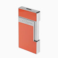 Briquet ST Dupont Slimmy Corail et Chrome