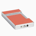 Briquet ST Dupont Slimmy Corail et Chrome