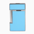 Briquet ST Dupont Slimmy Laque Bleue Ciel et Chrome