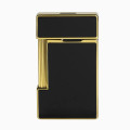 Briquet ST Dupont Slimmy Laque Noire et Doré