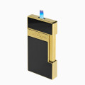 Briquet ST Dupont Slimmy Laque Noire et Doré