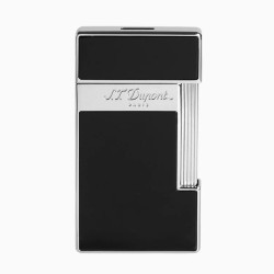 Briquet ST Dupont Slimmy Laque Noire et Chrome