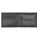 Porte-cartes Hugo Boss Classic Cuir Grainé noir