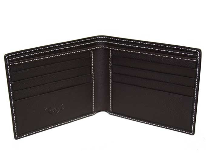 Portefeuille Récife cuir chocolat