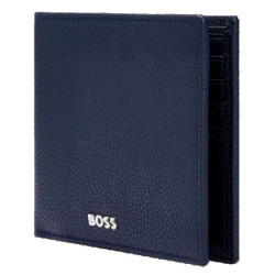 Porte-cartes Hugo Boss Classic Cuir Grainé Navy
