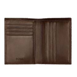 Porte-cartes Double Hugo Boss Classic Smooth Brown