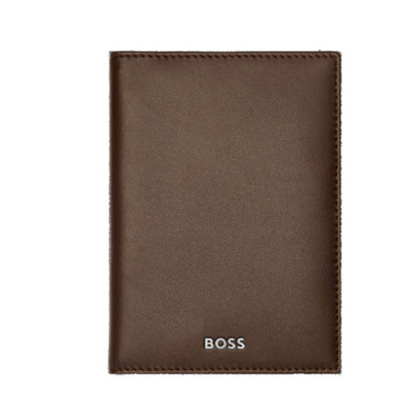 Porte-cartes Double Hugo Boss Classic Smooth Brown